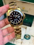 Rolex Submariner YellowGold Black