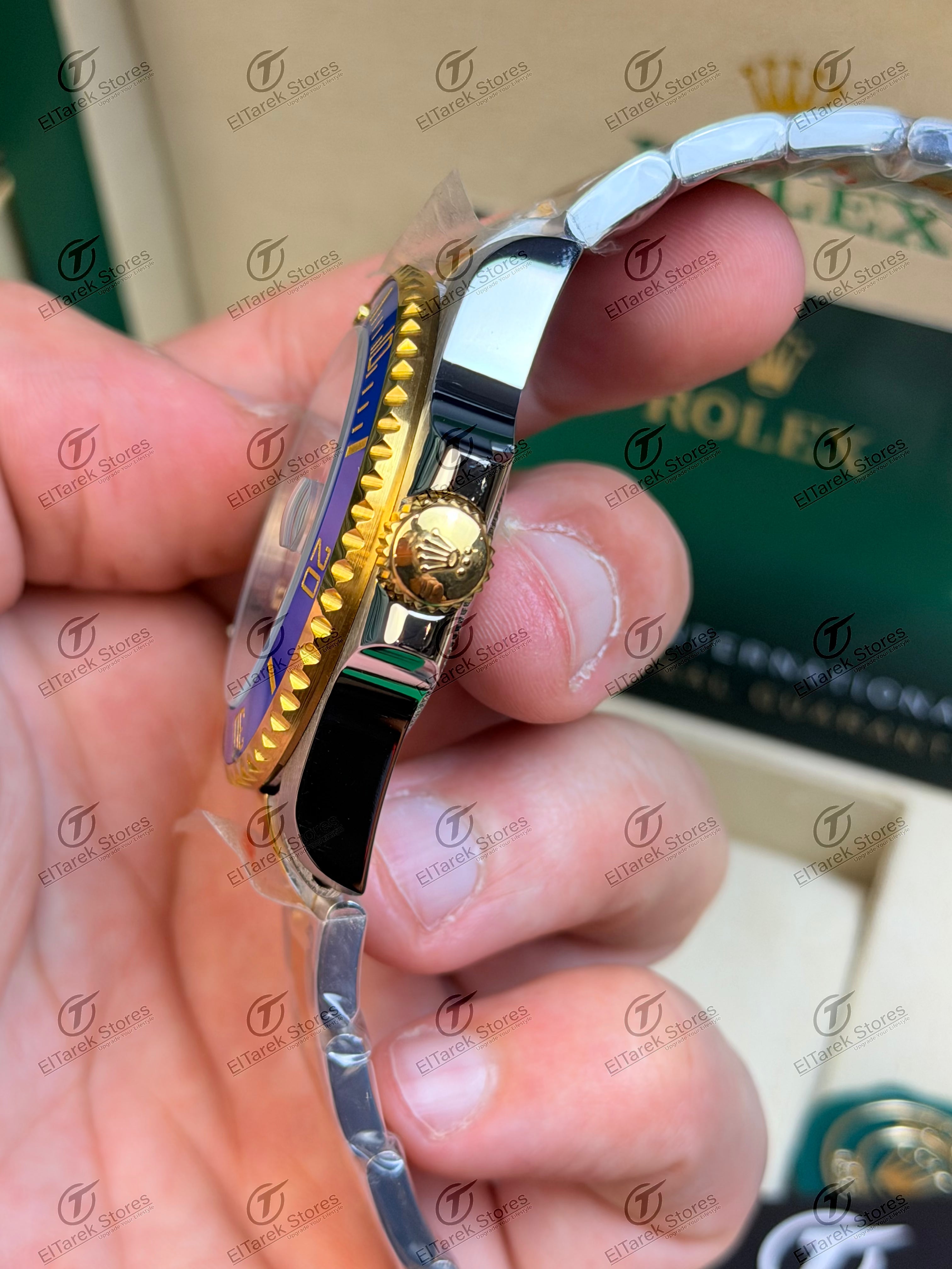 Rolex Submariner Yellow Rolesor Blue