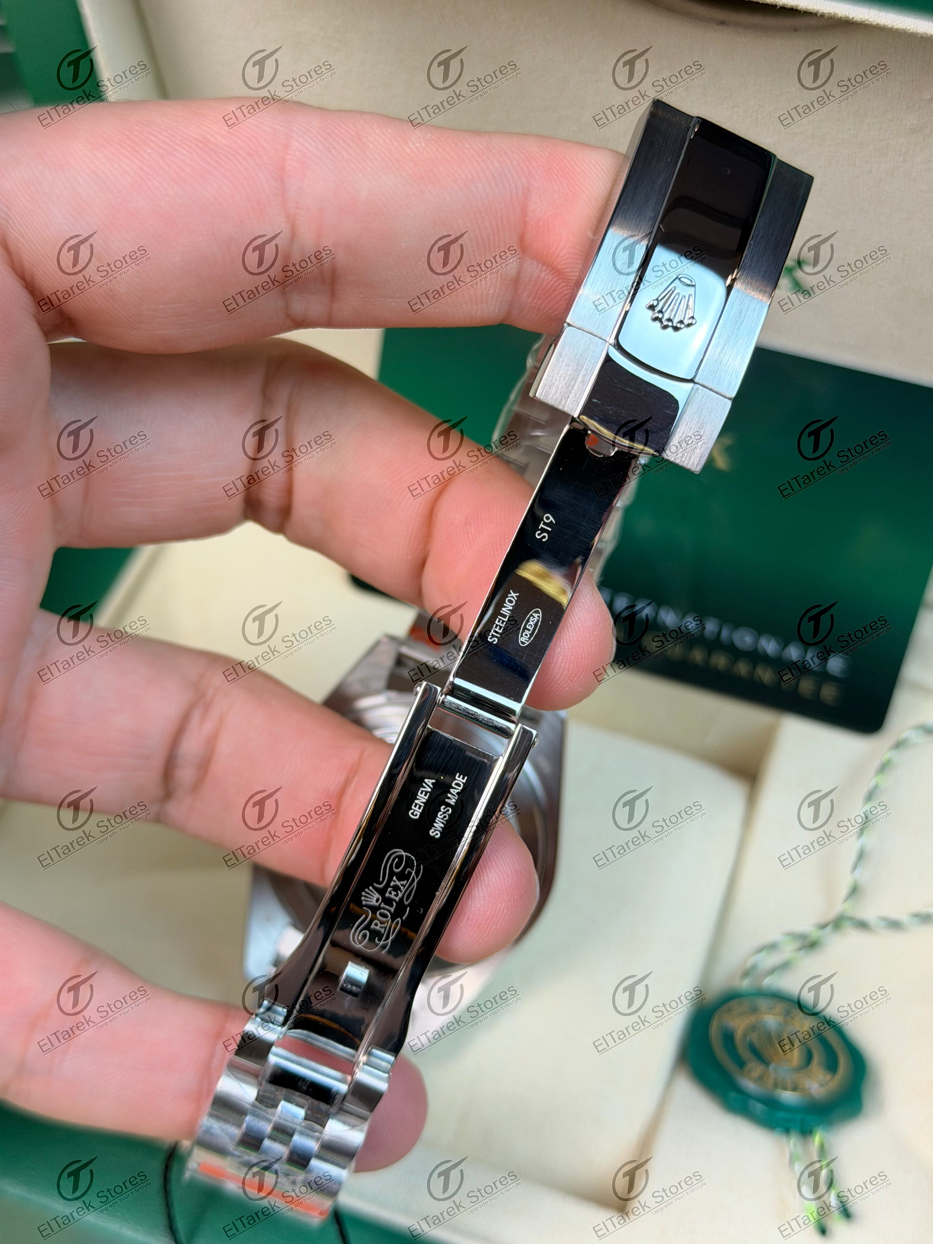 Rolex Date Just Jubilee Blue Fluted