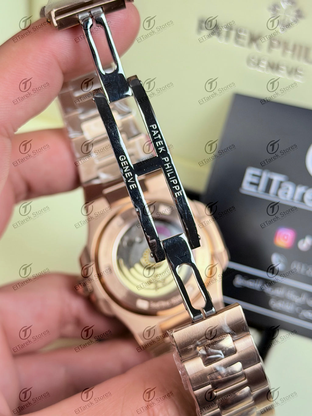 Patek Philippe Nautilus 5711 Black Dial Rose