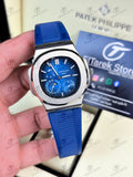 Patek Philippe Nautilus 5712 Blue Dial Blue Rubber