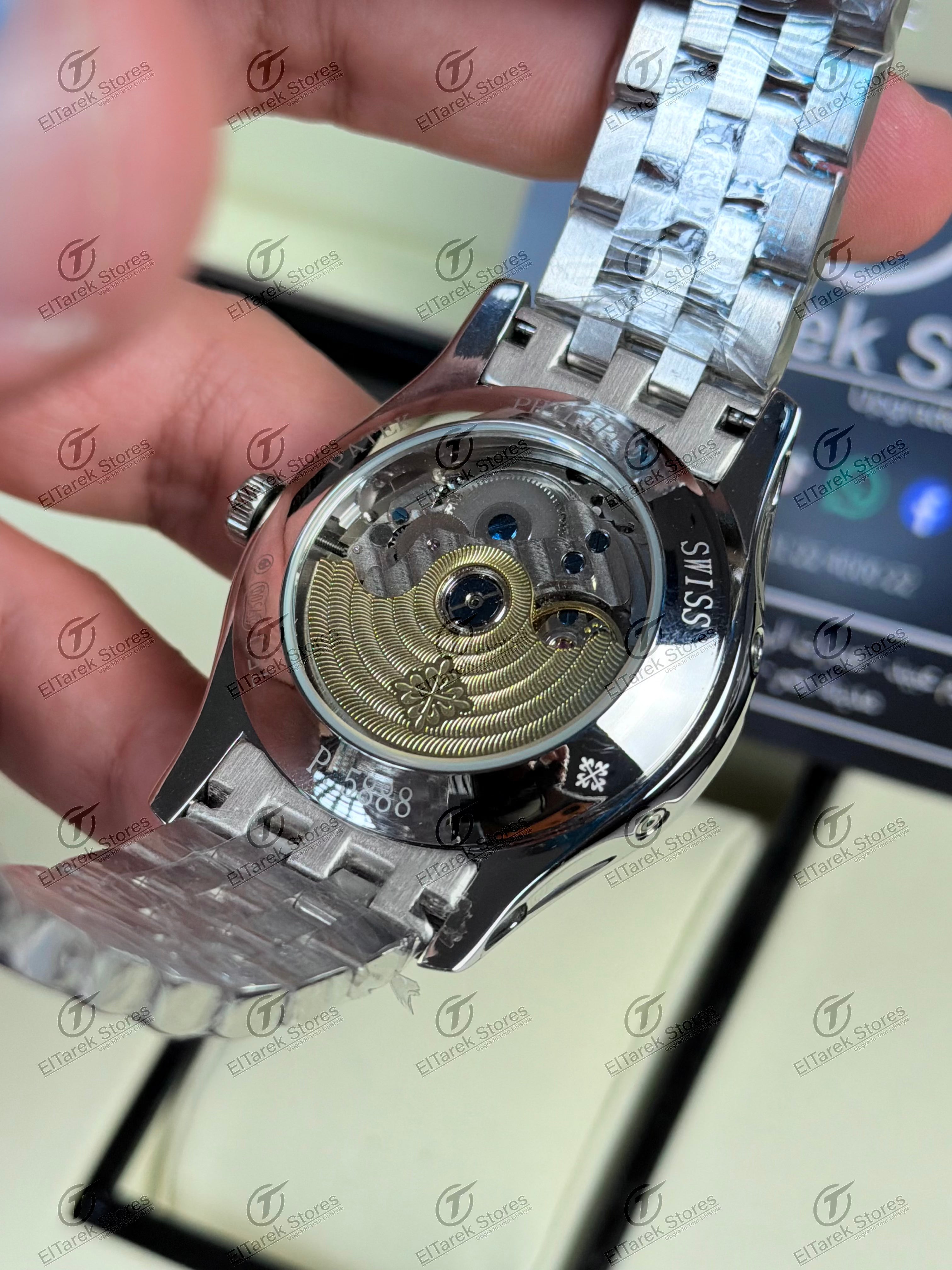Patek Philippe Annual Calendar Moonphase 5205 Grey Dial Metal