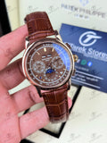 Patek Philippe Grand Complication Moonphase Brown Leather
