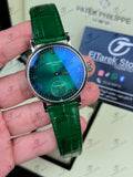 Patek Philippe Calatrava 5022 Green Dial Green Leather