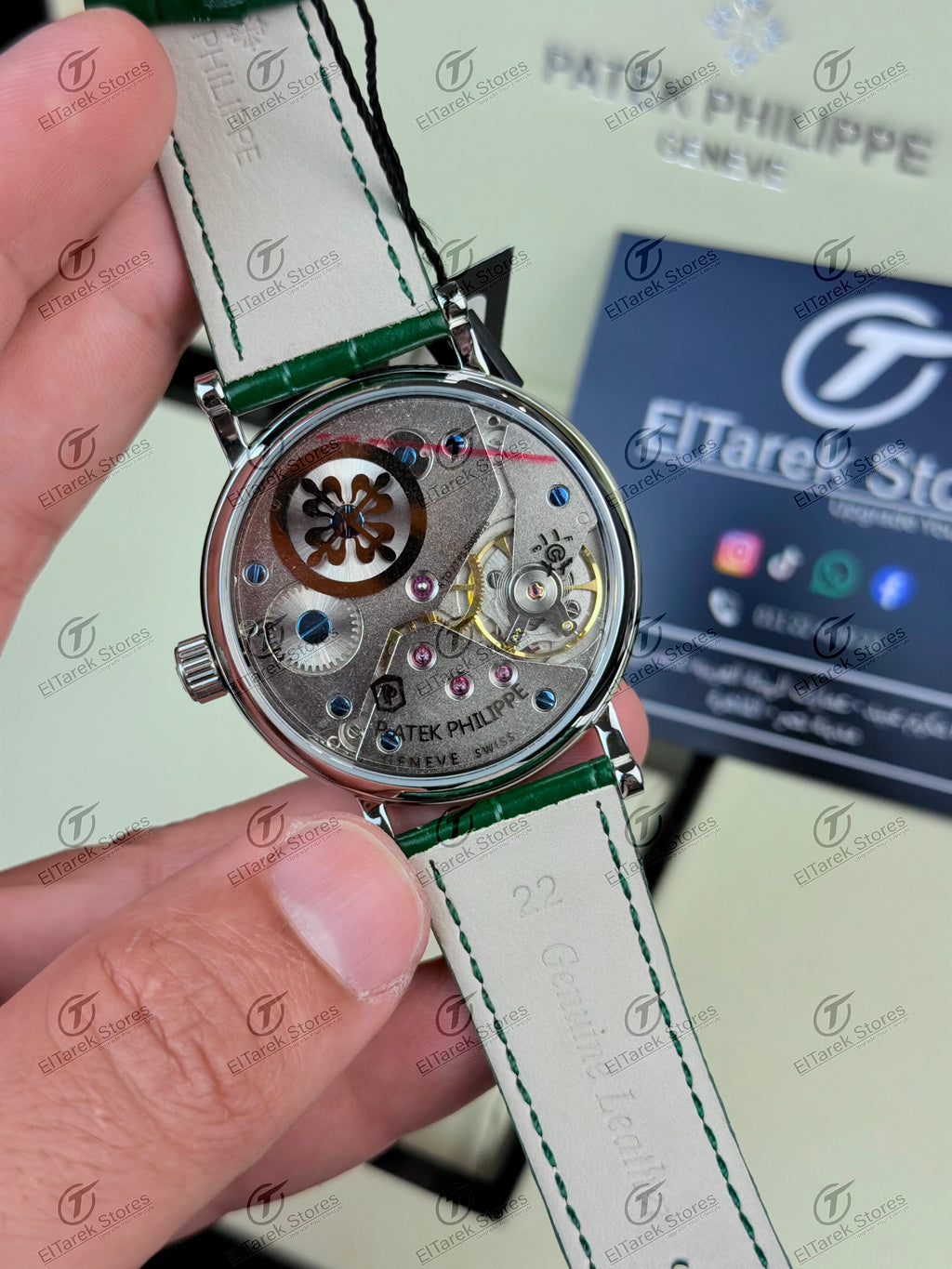 Patek Philippe Calatrava 5022 Green Dial Green Leather