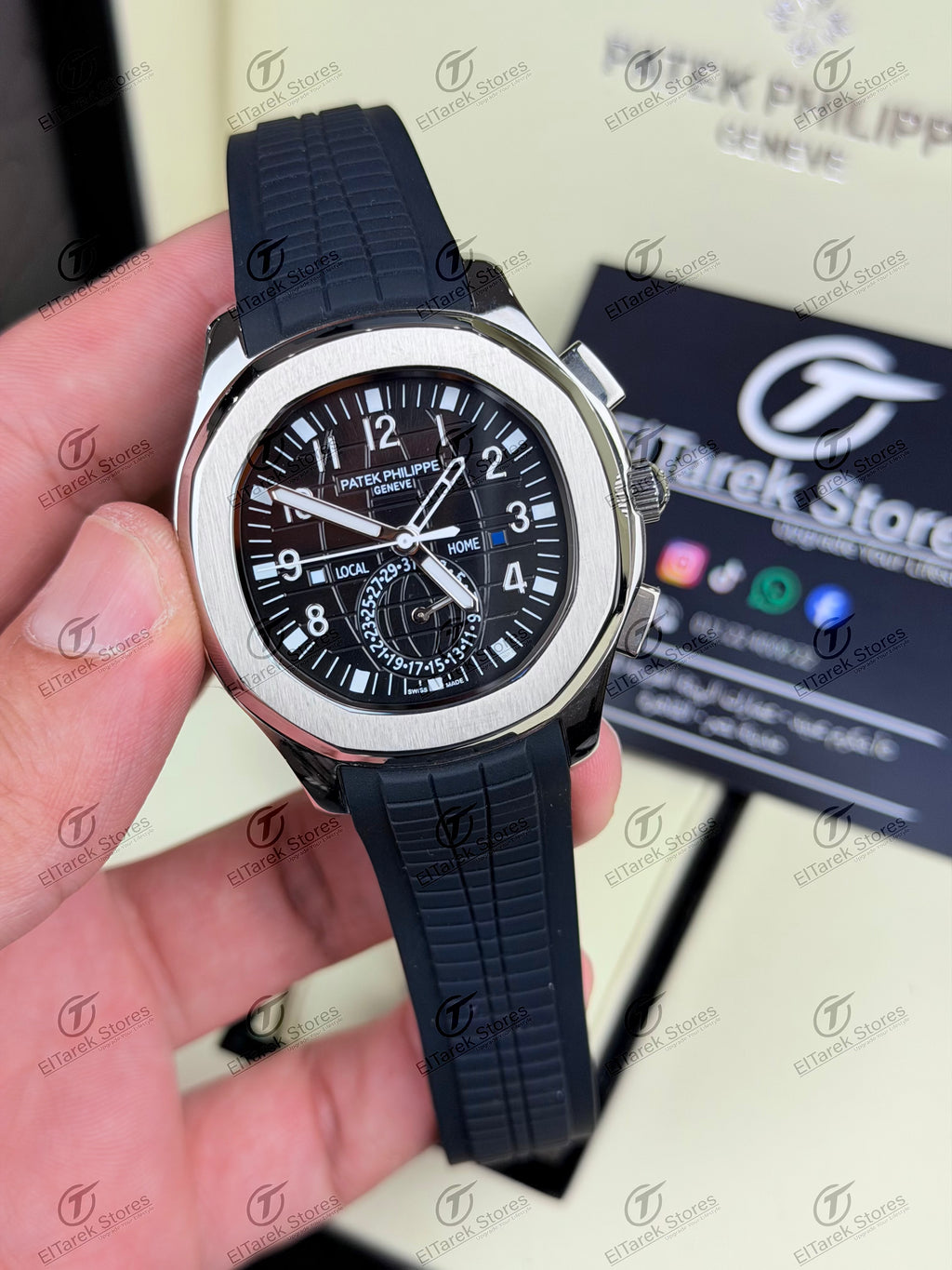 Patek Philippe Aquanut Travel Time 5164 Black