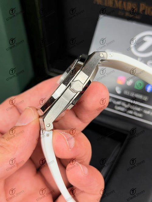 Audemars Piguet Royal Oak White Dial White Rubber