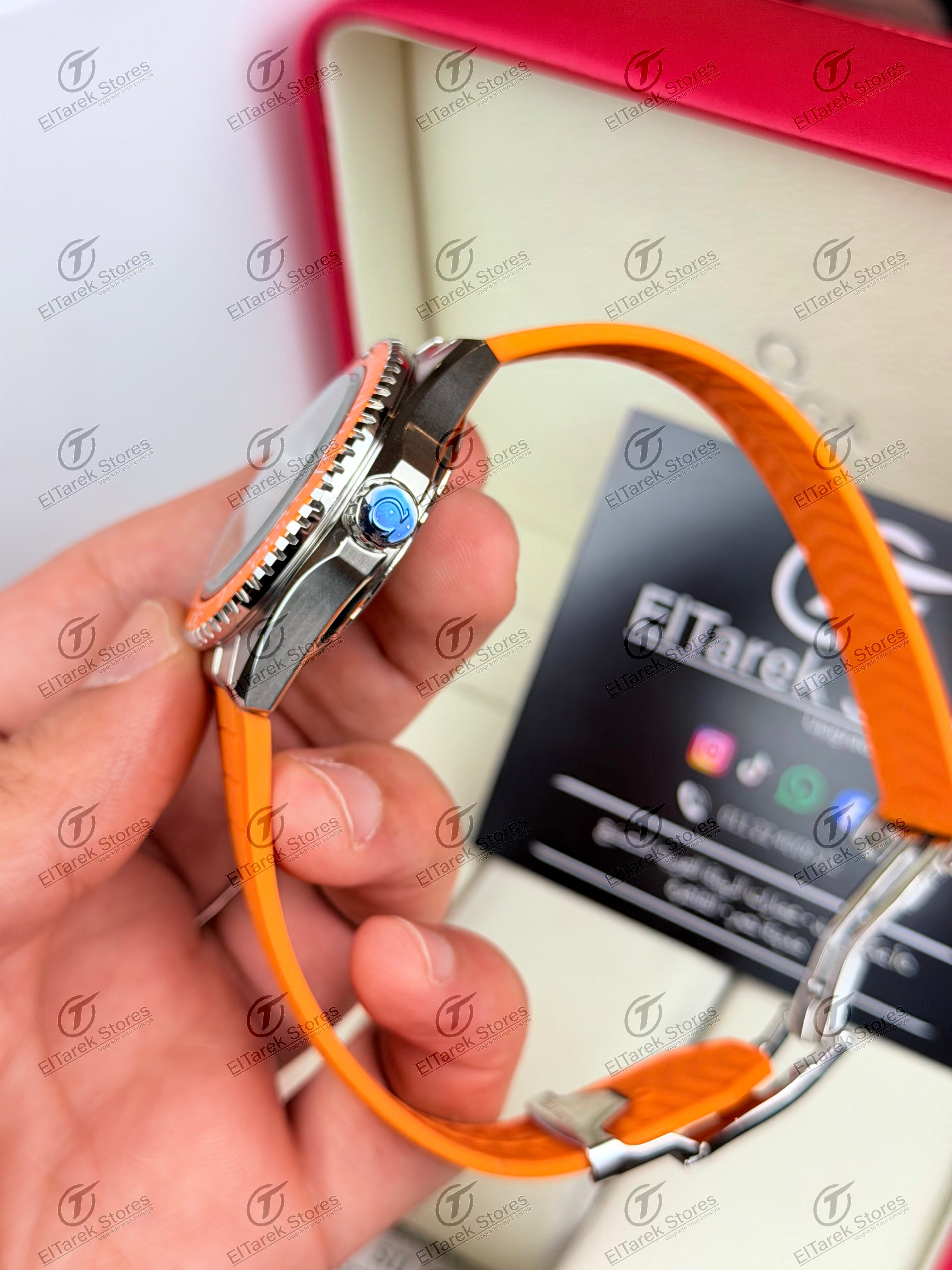 Omega Seamaster Planet Ocean 600M Orange Rubber