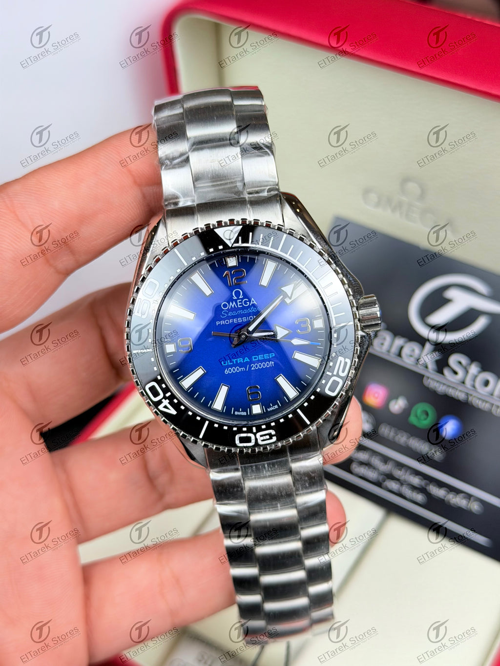 Omega Seamaster Planet Ocean 6000M Ultra Deep Black/Blue Dial