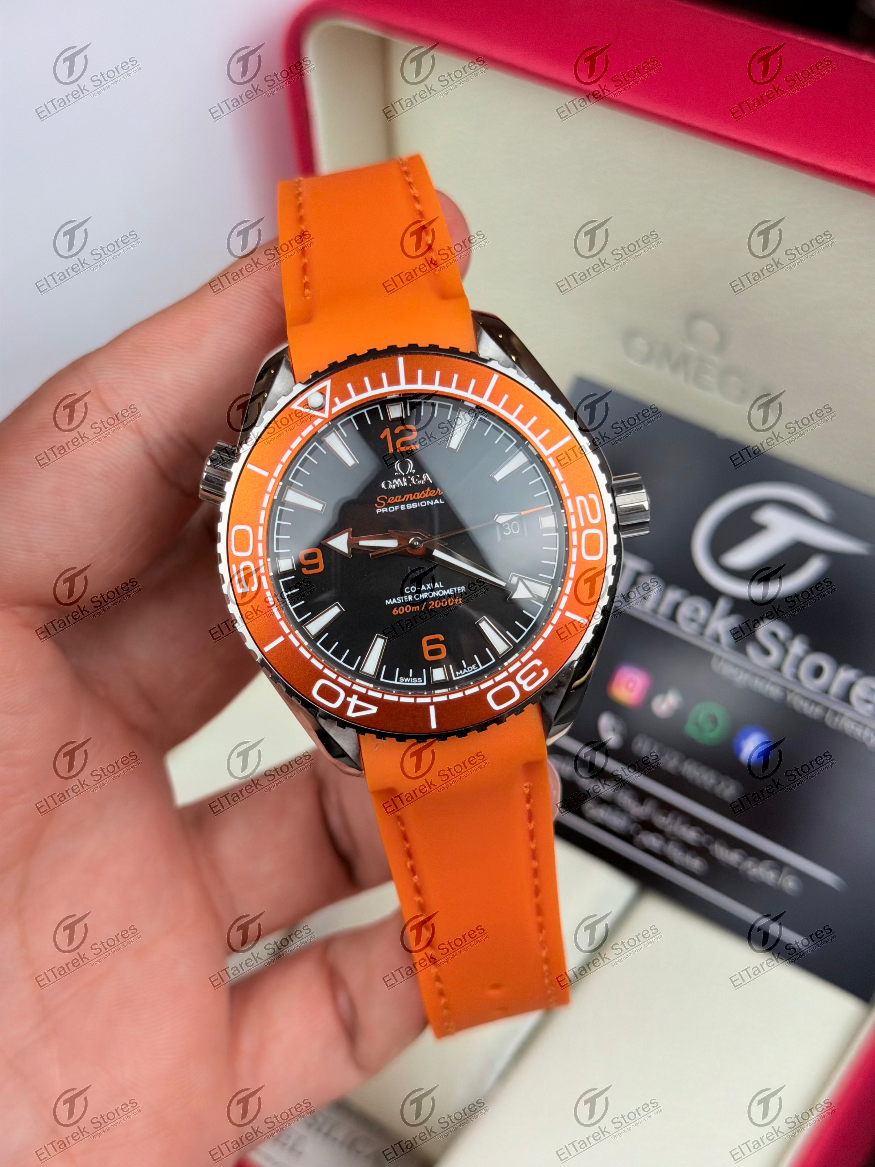 Omega Seamaster Planet Ocean 600M Orange Rubber