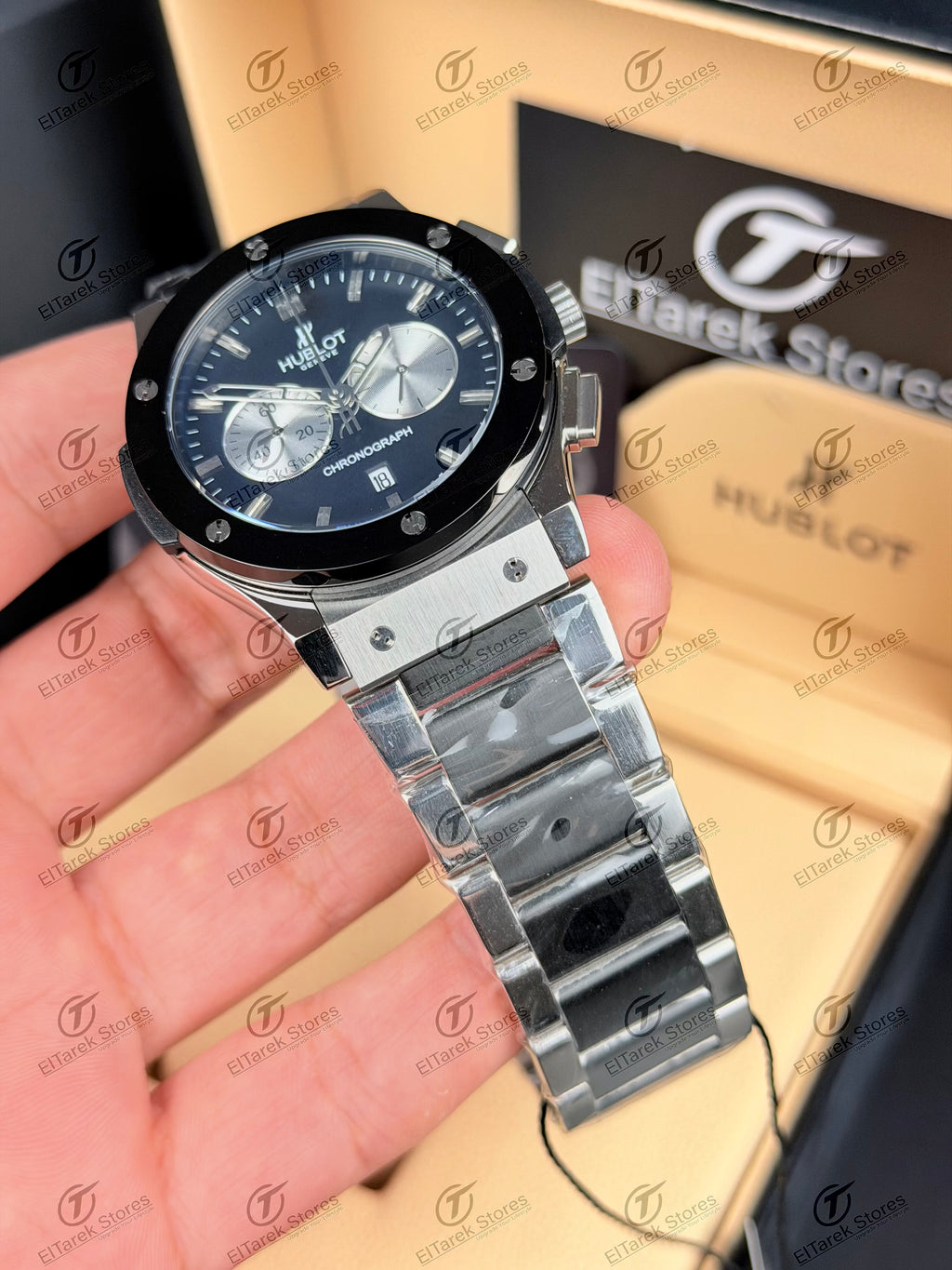 Hublot Classic Fusion Chronograph Black Dial Metal