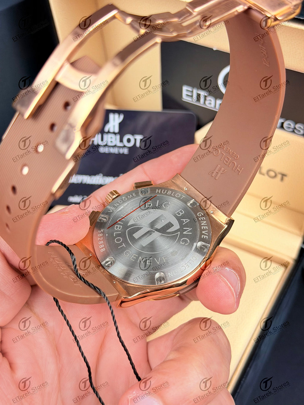 Hublot Classic Fusion Chronograph Brown Dial Brown Rubber Rose