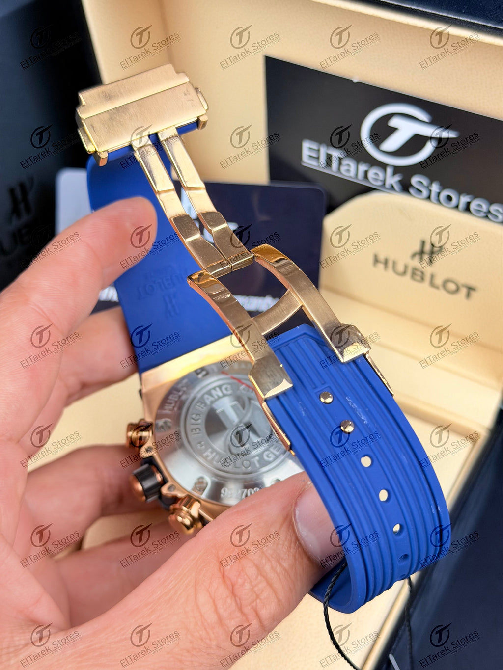 Hublot Big Bang Unico King Blue Dial Blue Rubber Rose