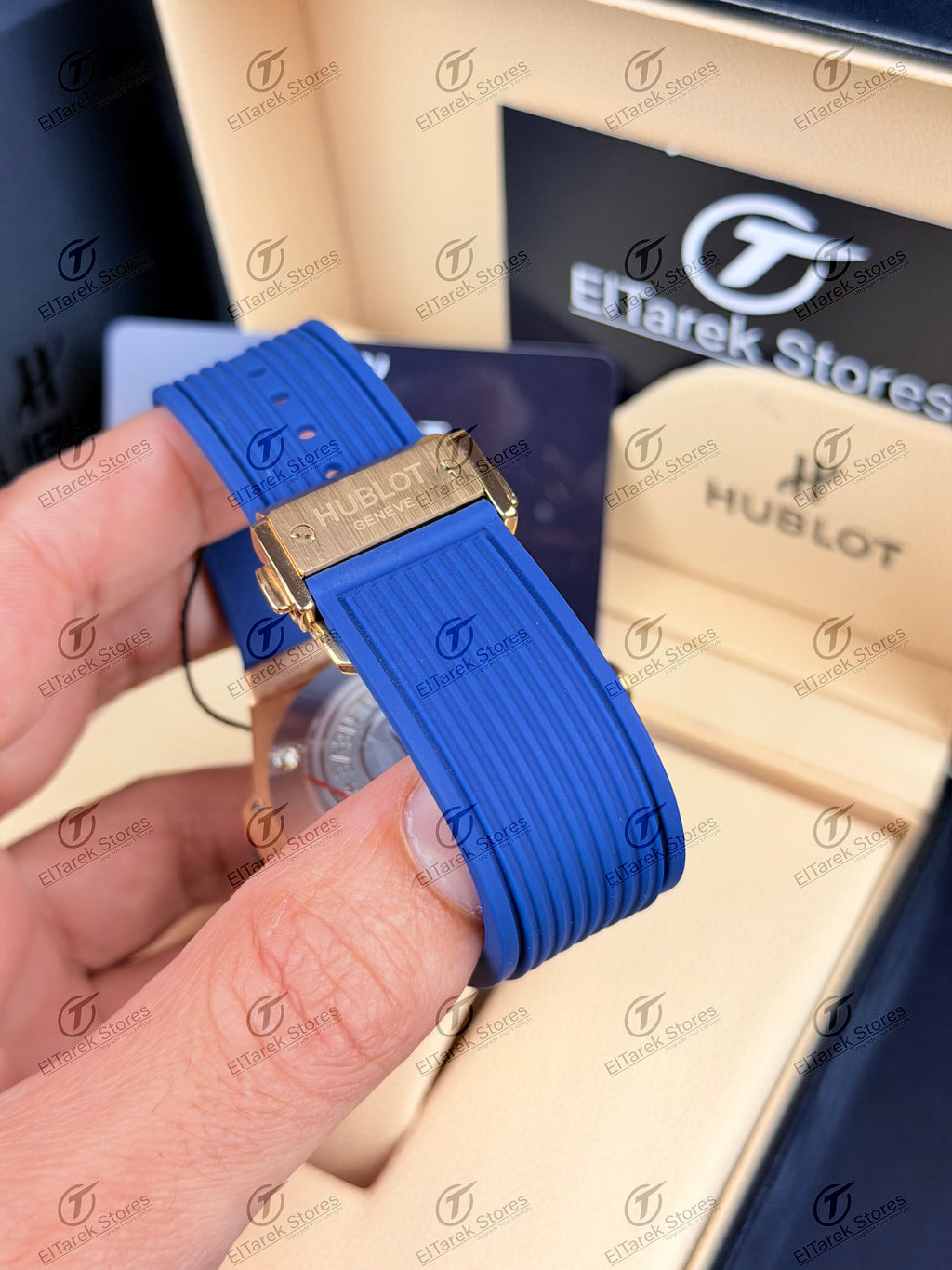 Hublot Big Bang Unico King Blue Dial Blue Rubber Rose