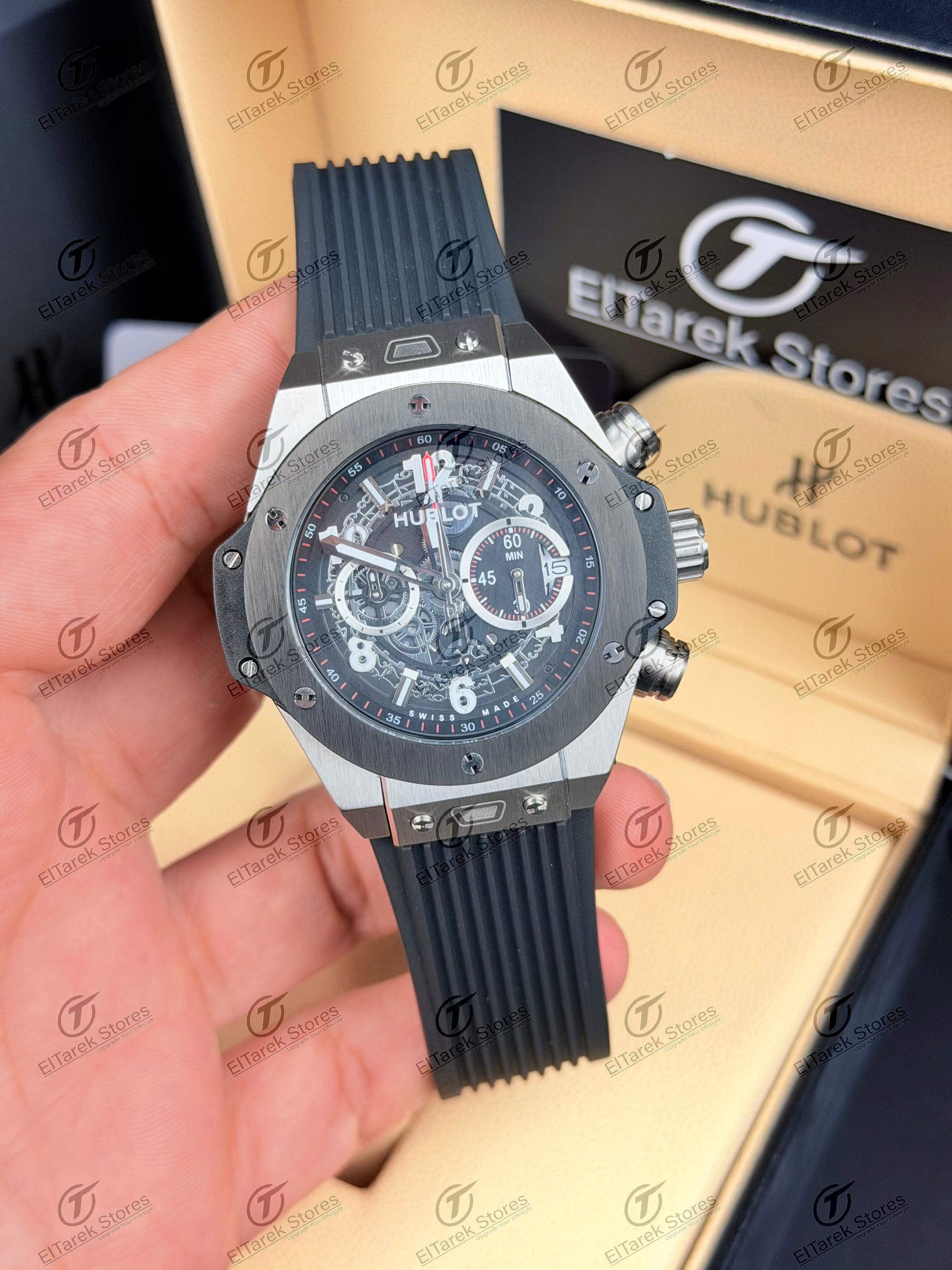 Hublot Big Bang Unico King Black Dial Black Rubber Ceramic