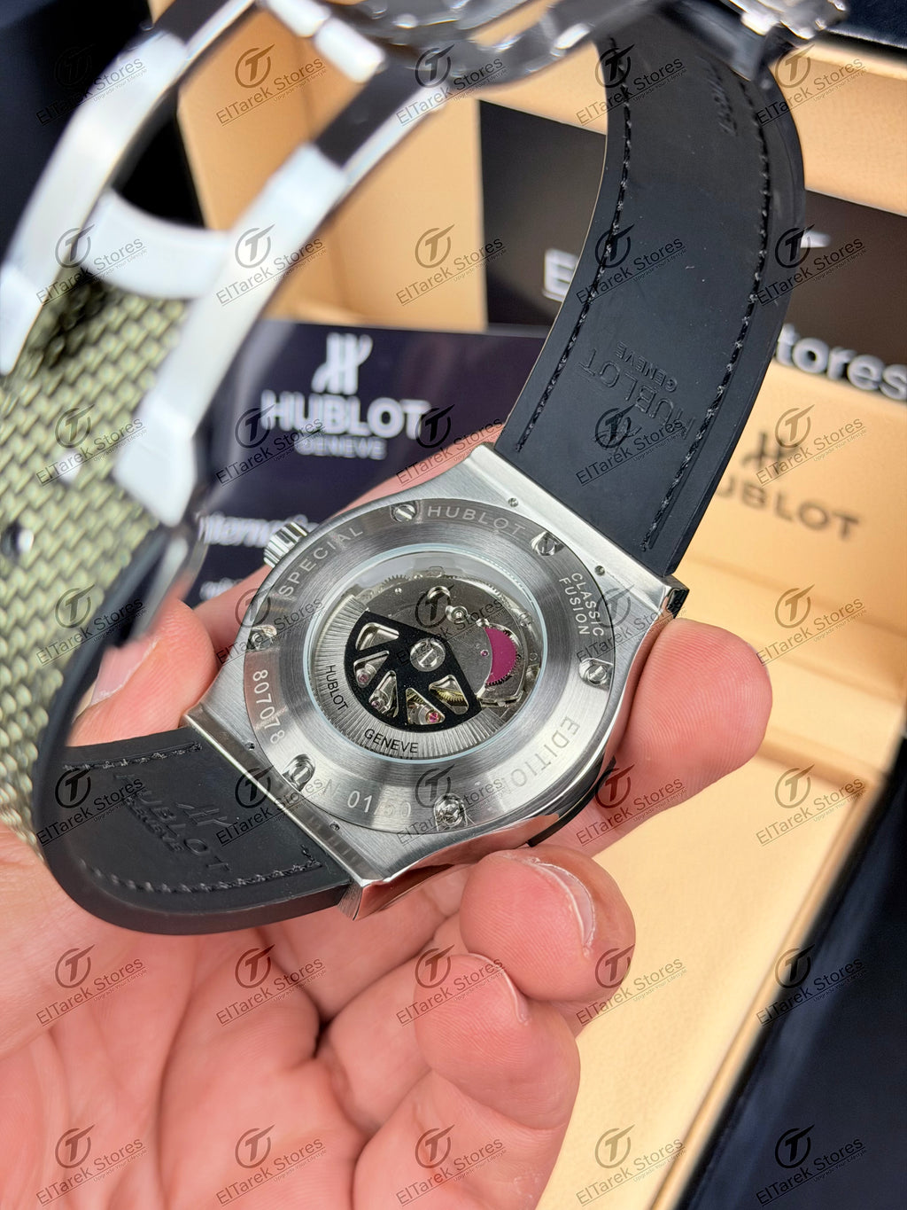 Hublot Classic Fusion Light Green Dial Green Nylon