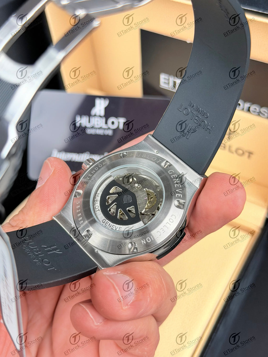 Hublot Classic Fusion Black Dial Black Rubber