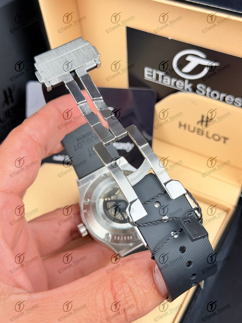 Hublot Classic Fusion Black Dial Black Rubber