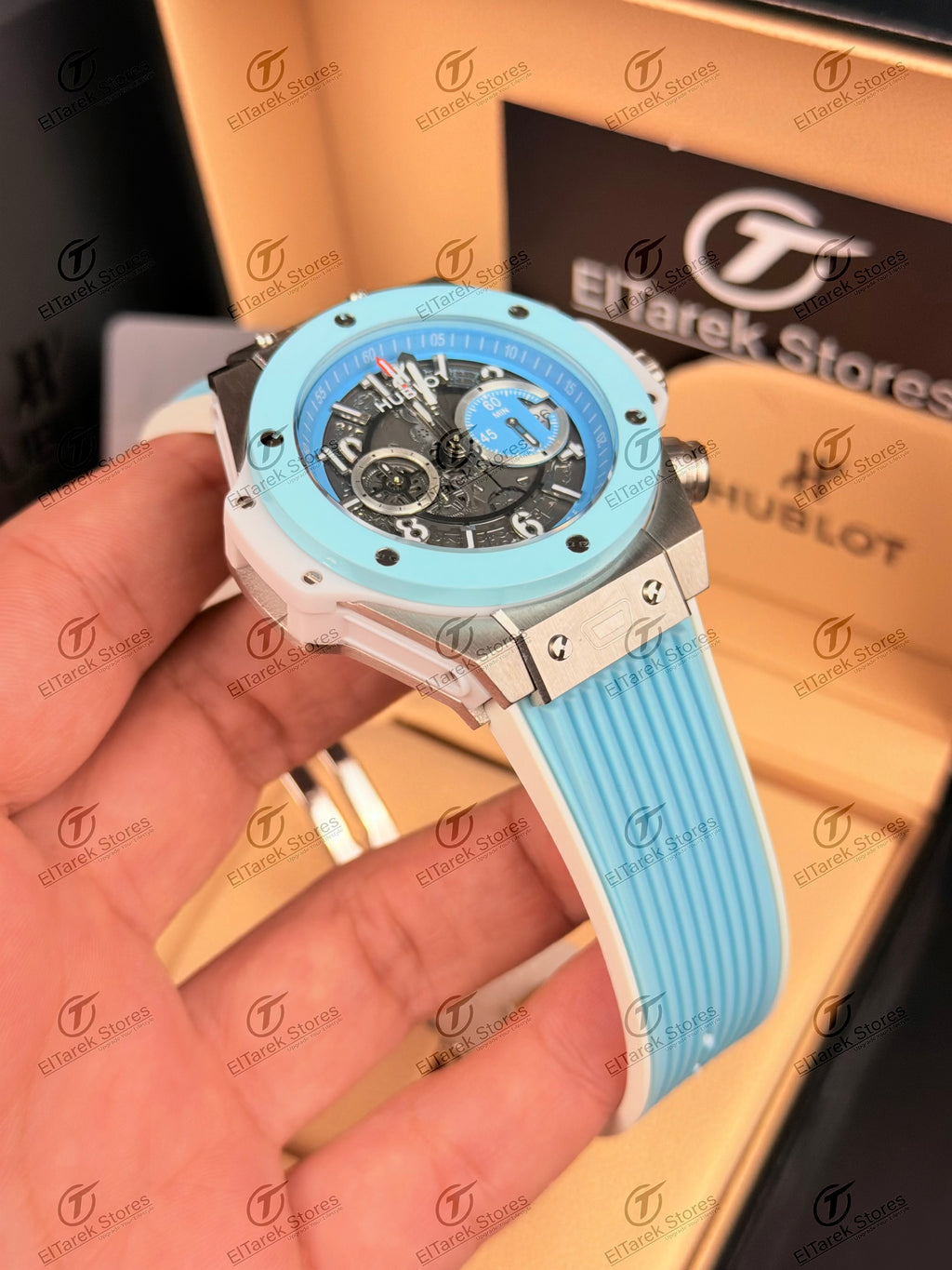 Hublot Big Bang Unico Sky Blue Rubber