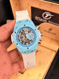 Hublot Big Bang Unico Sky Blue White Rubber