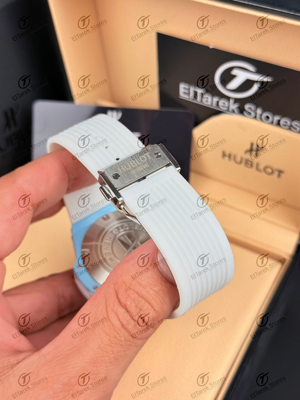 Hublot Big Bang Unico Sky Blue White Rubber