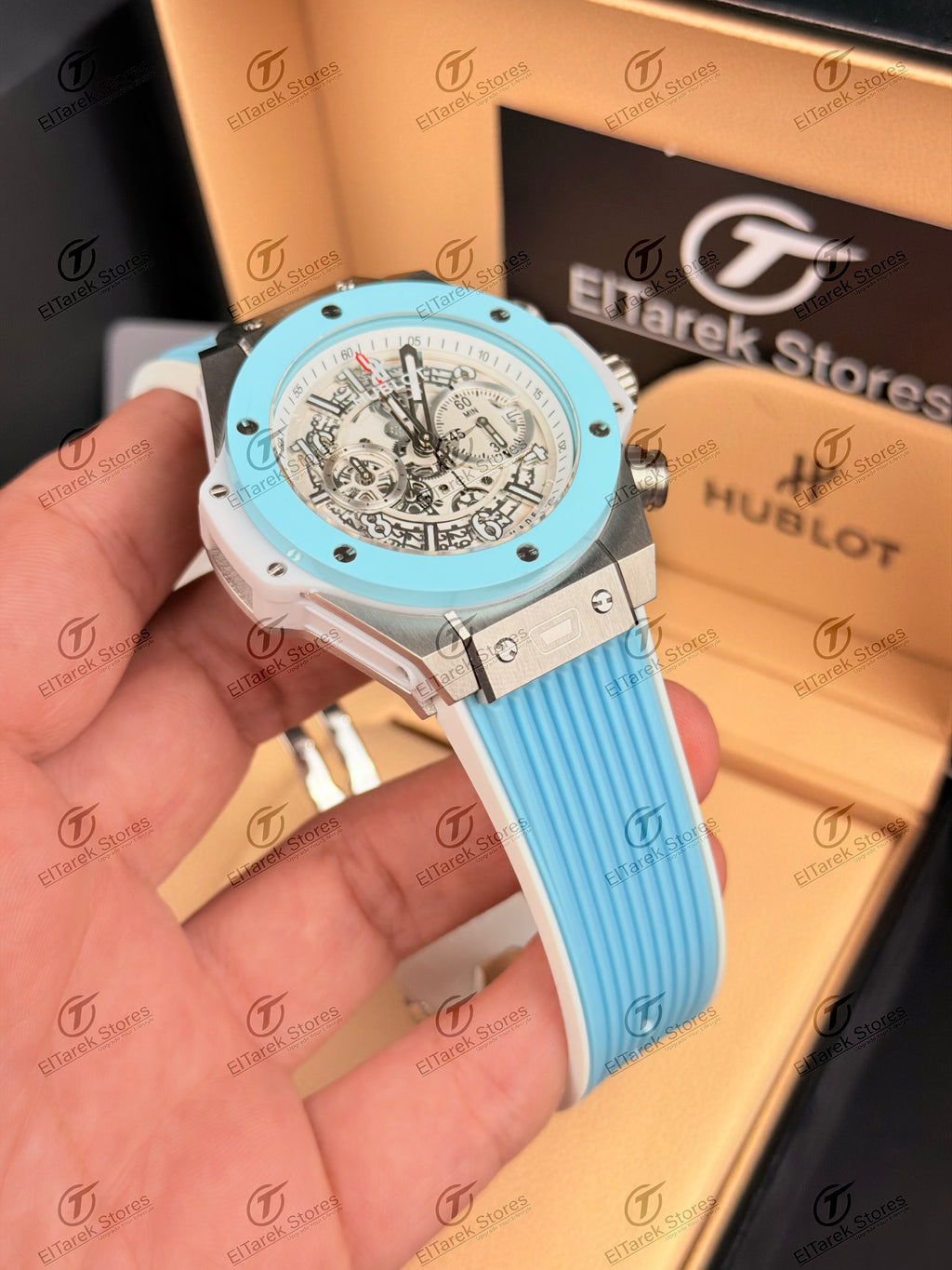 Hublot Big Bang Unico Sky Blue Rubber