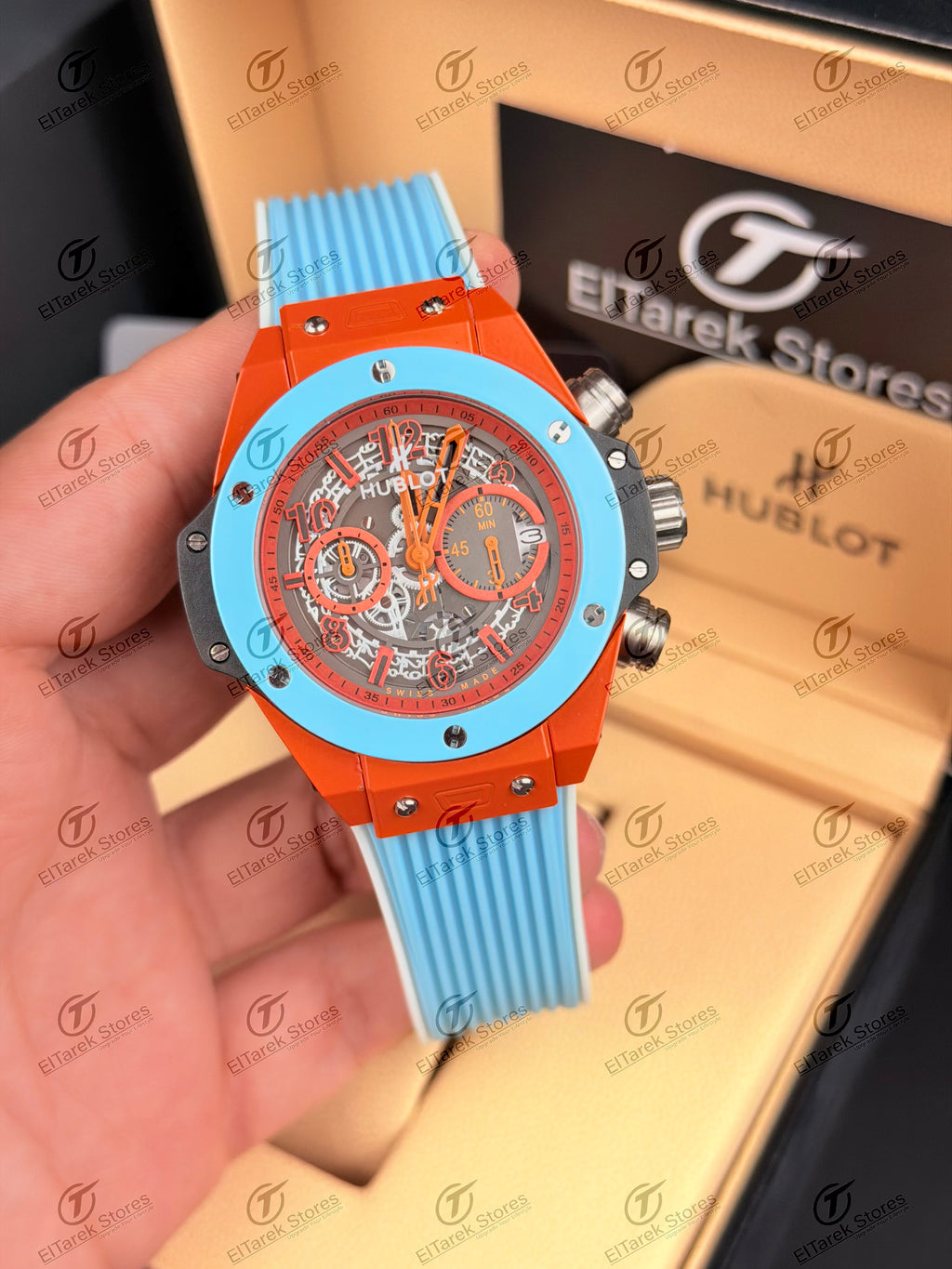 Hublot Big Bang Unico Summer Orange/Blue Rubber