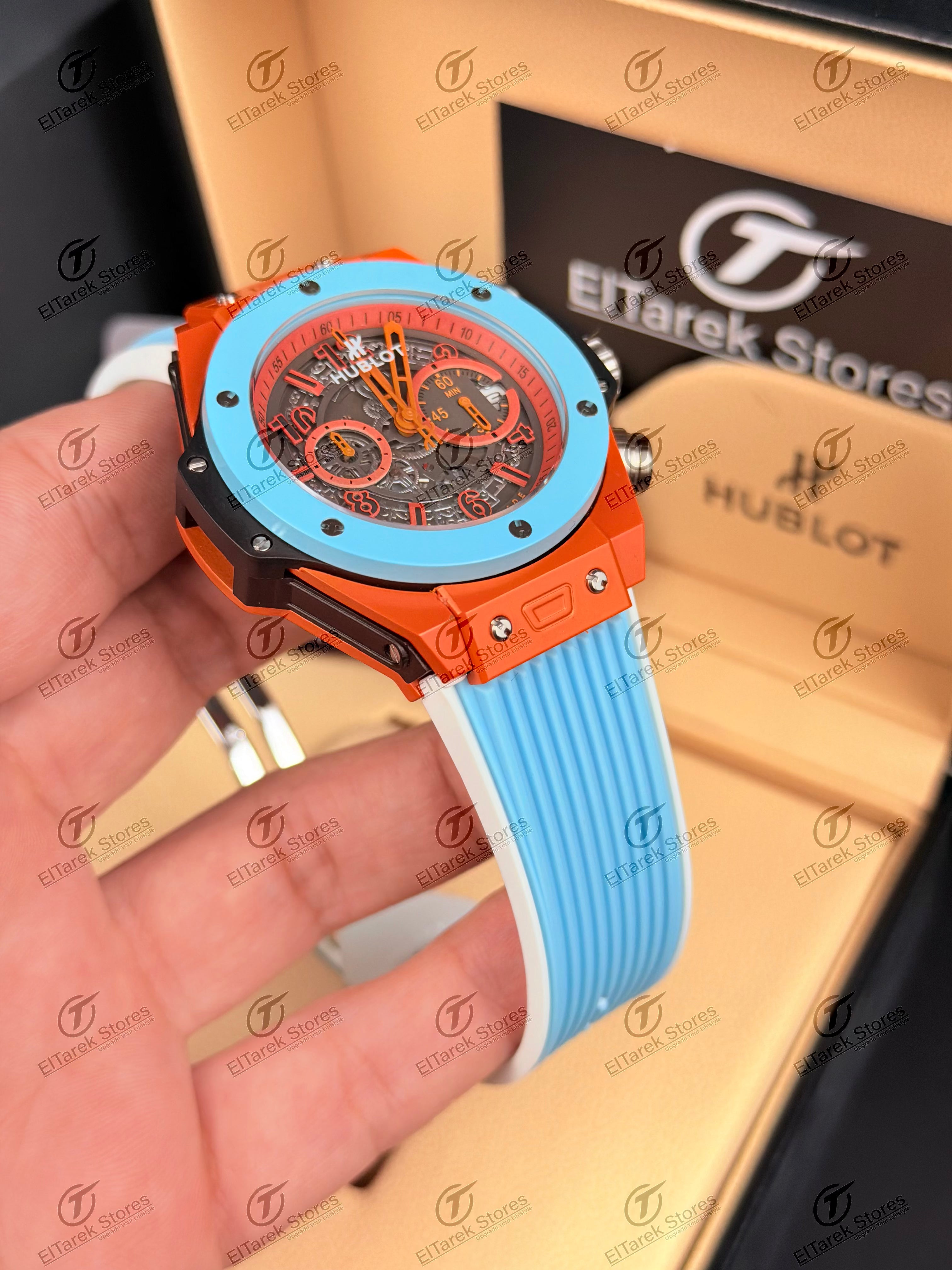 Hublot Big Bang Unico Summer Orange/Blue Rubber