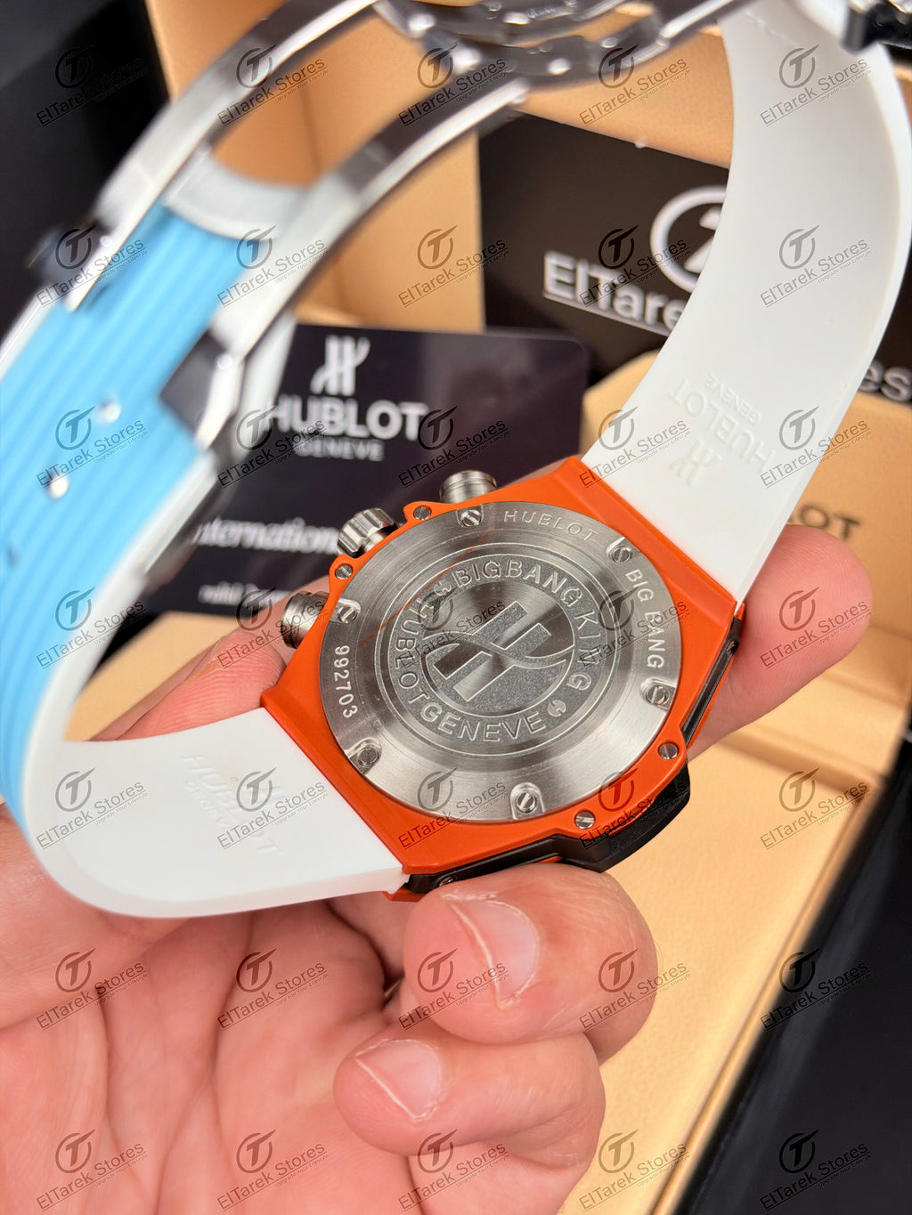 Hublot Big Bang Unico Summer Orange/Blue Rubber