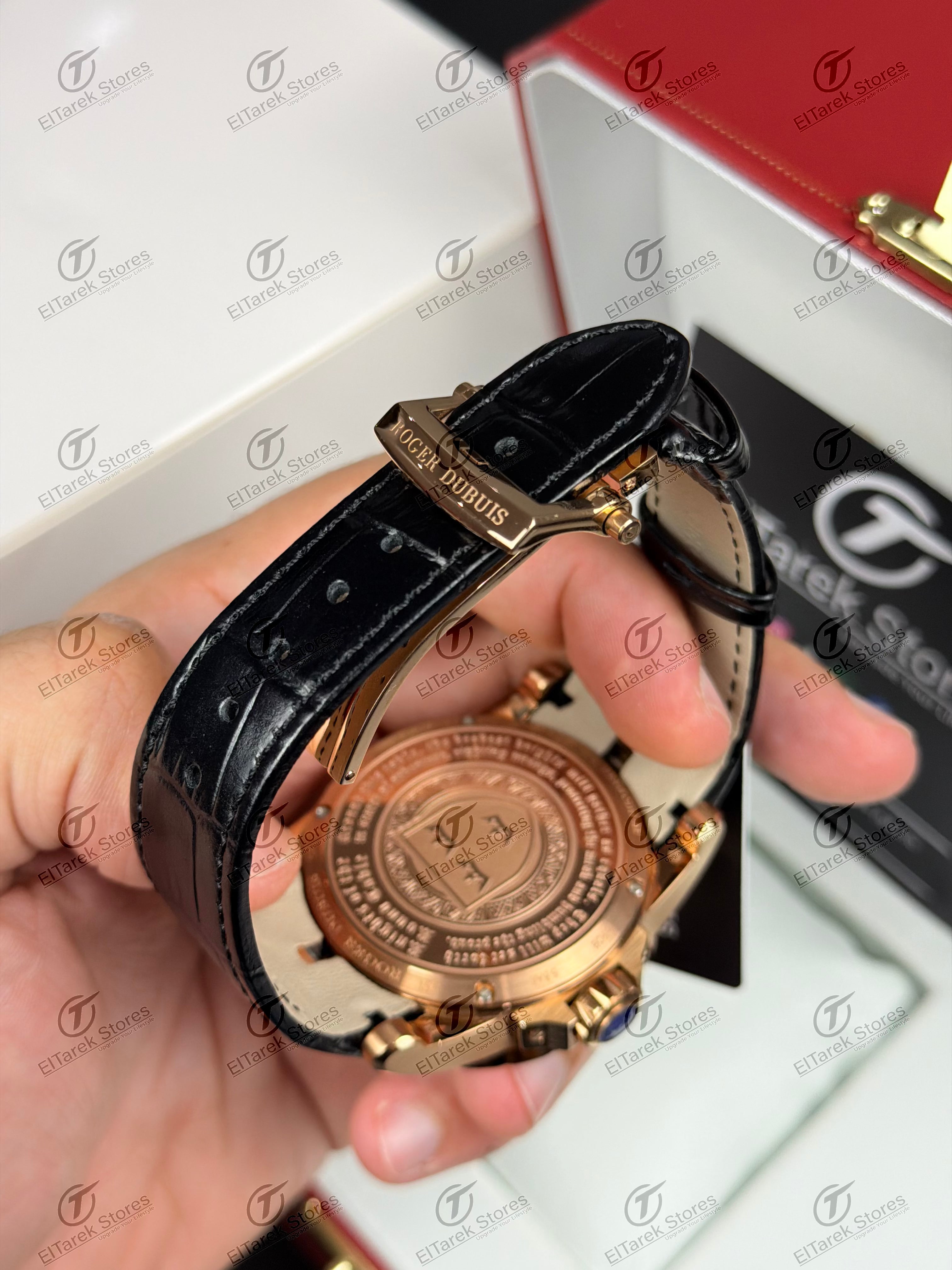 Roger Dubuis Knights of the Round Table Black Leather Rose